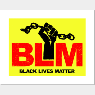 Black Lives Matter 1 (for Light Color Shirts) Posters and Art